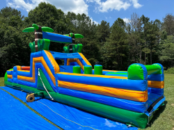 4020Obstacle20Course 1686538685 40' Jungle Trek Obstacle Course w/ Rock Climb Slide